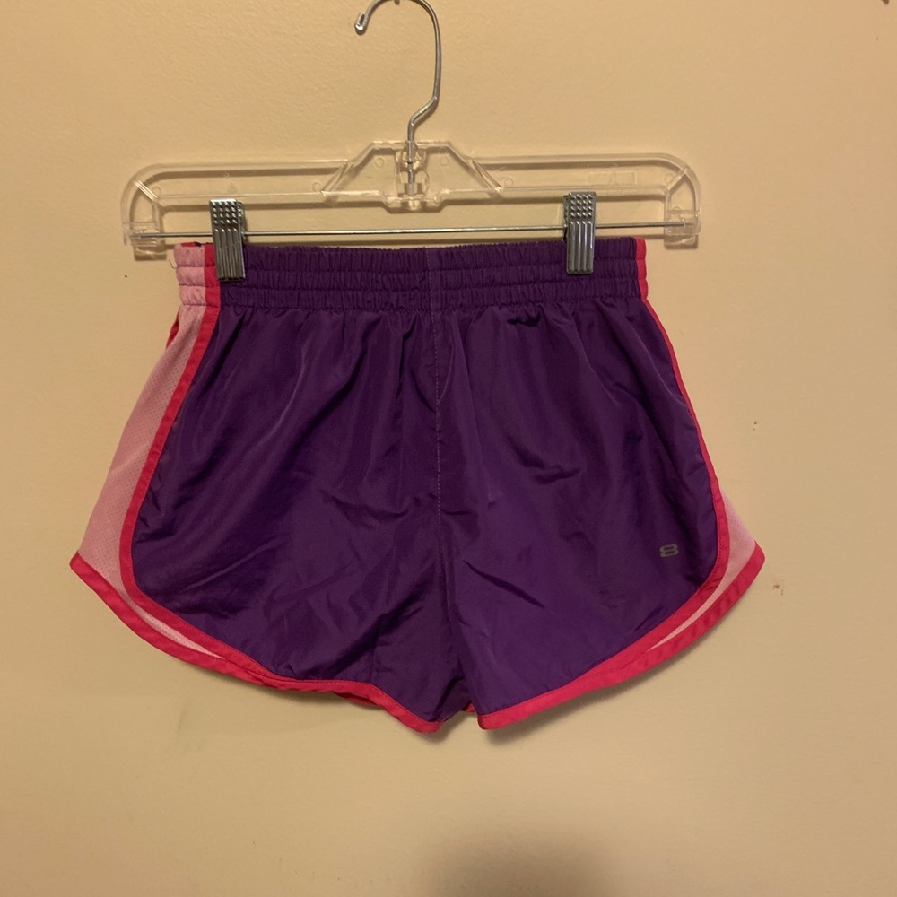 Layer 8 XS purple running shorts